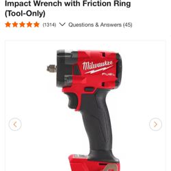Milwaukee M18 fuel 3/8" compact impact