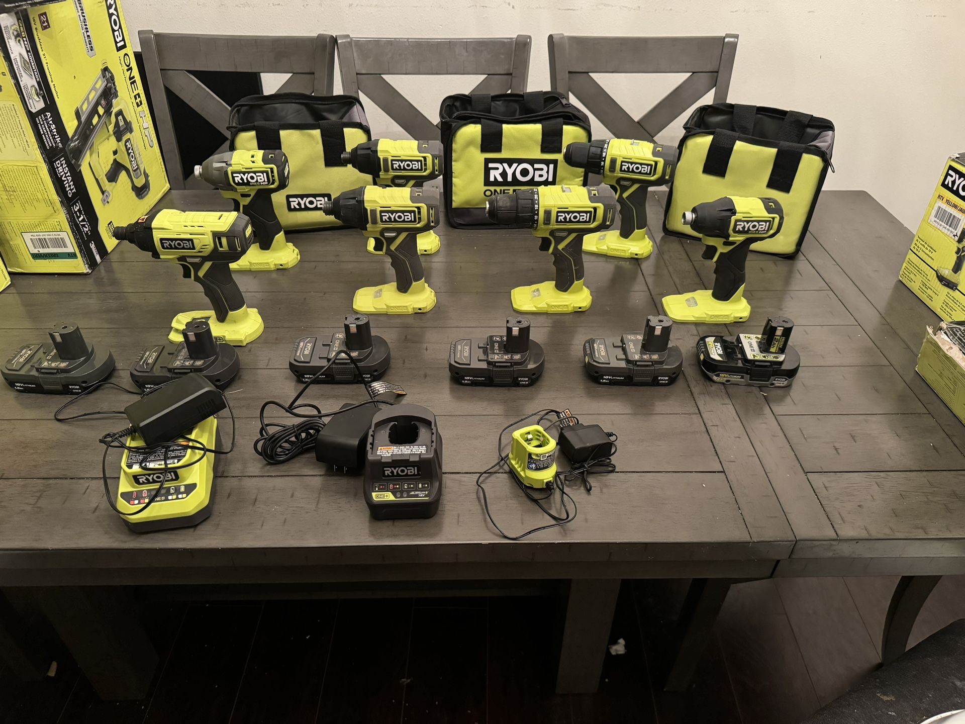 Ryobi Drill Lot