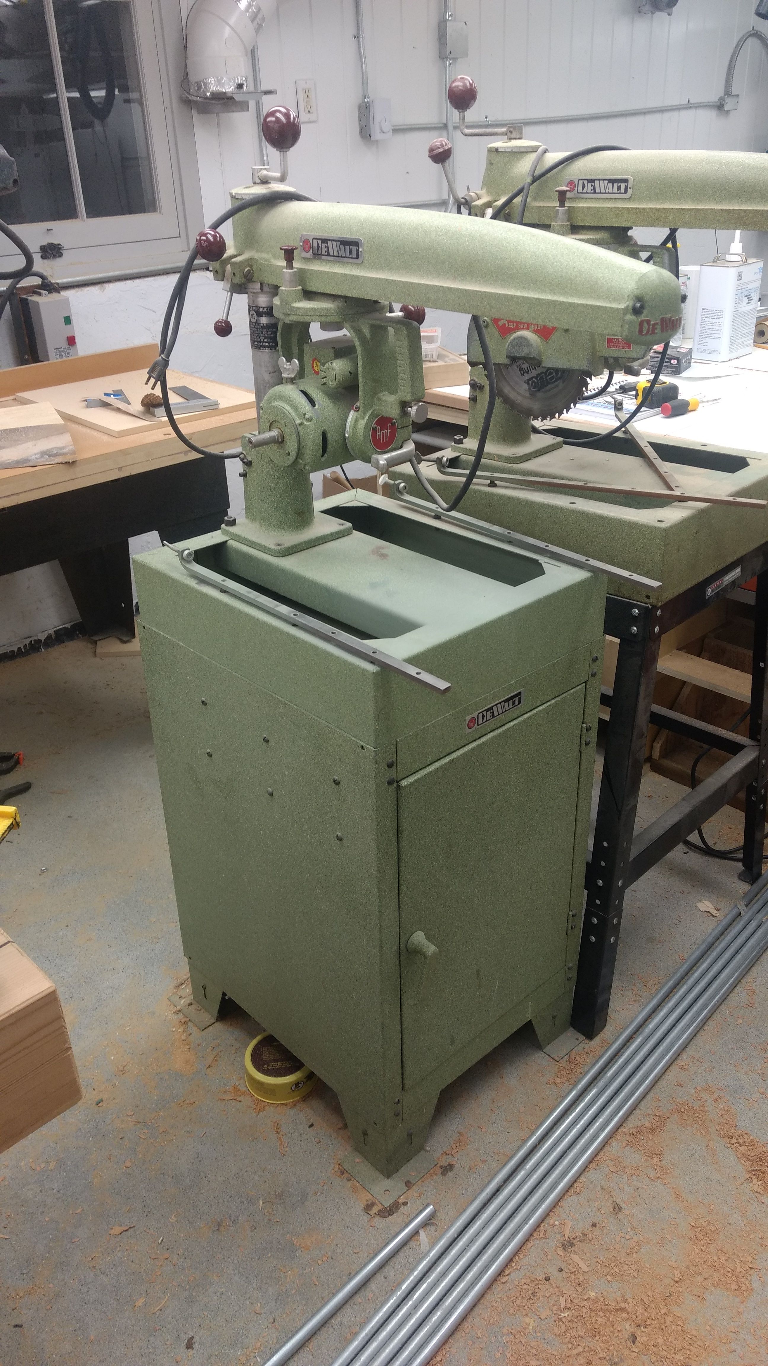 Pristine DeWalt model MBF Radial Arm Saw