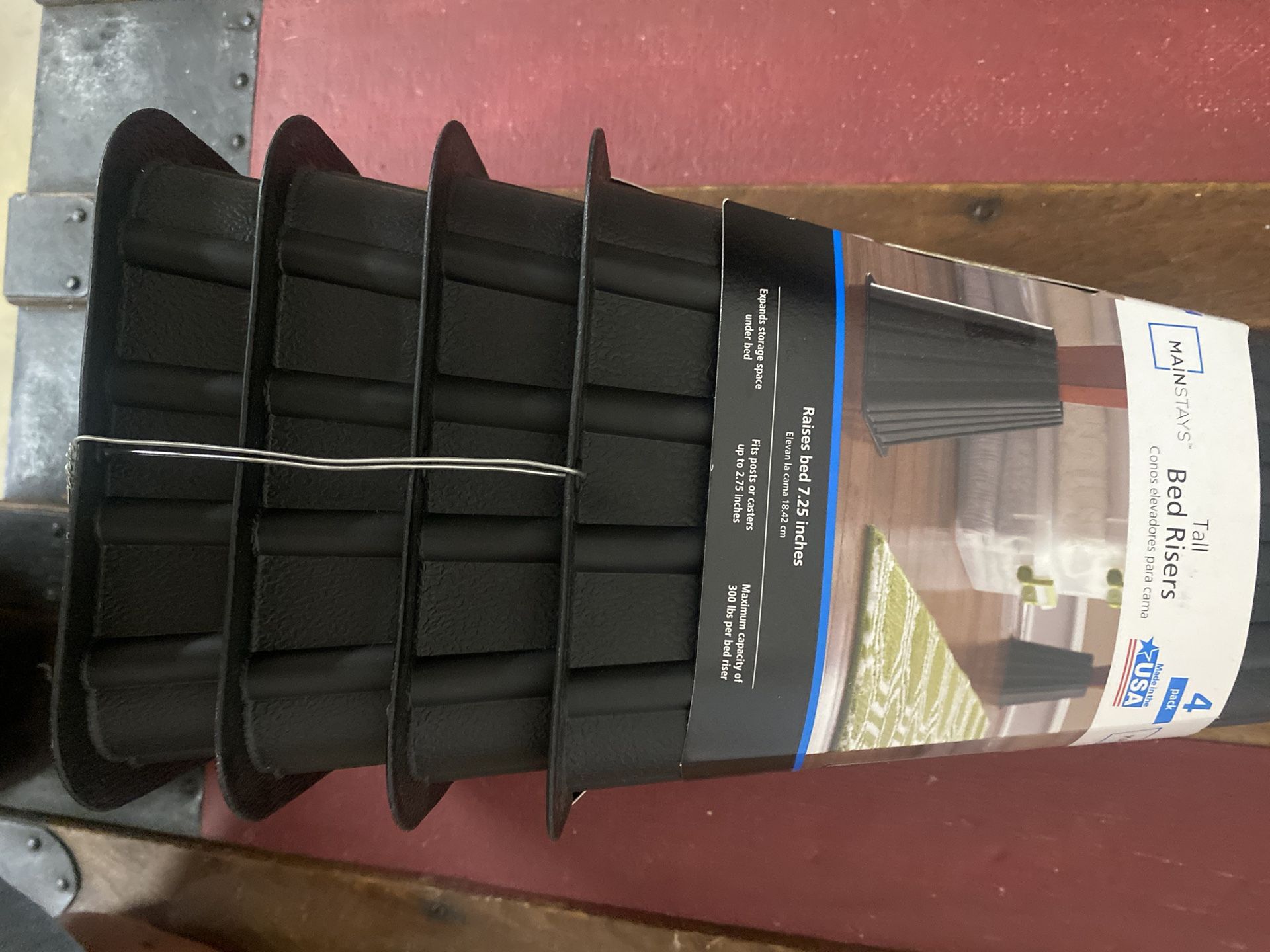 Fall Bed Risers Set Of 4 New