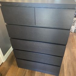 Black IKEA Dresser 