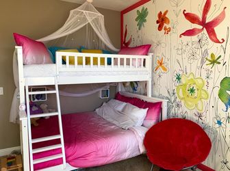 White Bunk Bed