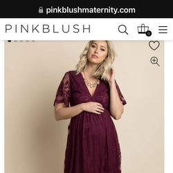 Pink blush Maternity Dress