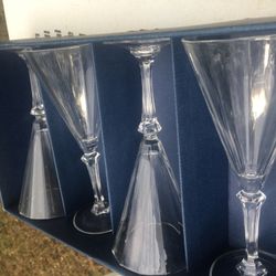 French Crystal Barwear. New In Box