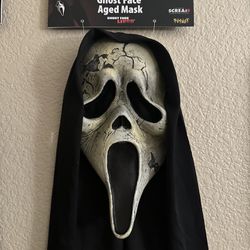 Aged Ghostface Mask- Scream 6