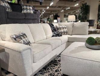 Abinger Beige Color Sectional Couch Set Fast Delivery color options Only $39 down payment 👉 Please ask Jon Green for a discount when you arrive!