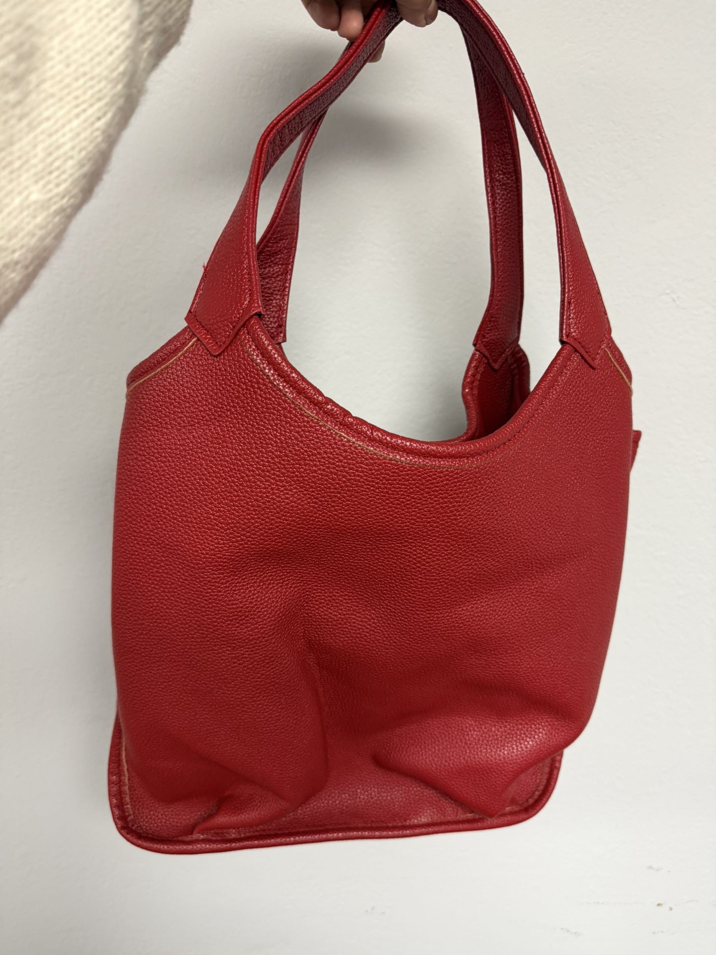 Hobo Tote Bag for Women Genuine Leather Handbag Large Capacity Shoulder Bag Retro Satchel