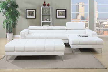 Sectional w ottoman set