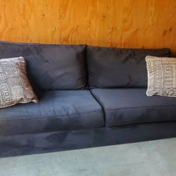 Black Microfiber Couch