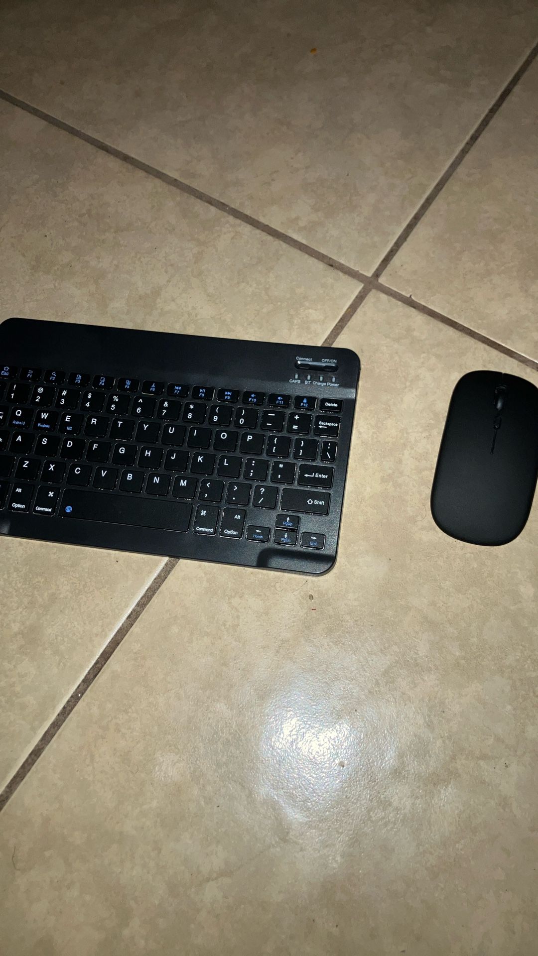 Bluetooth keyboard and mouse