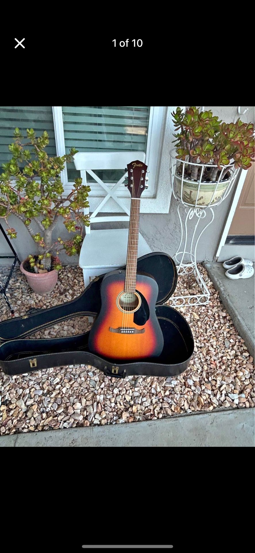 Fender FA-125CE Dreadnought Acoustic-Electric Guitar Sunburst💗💗💗💗