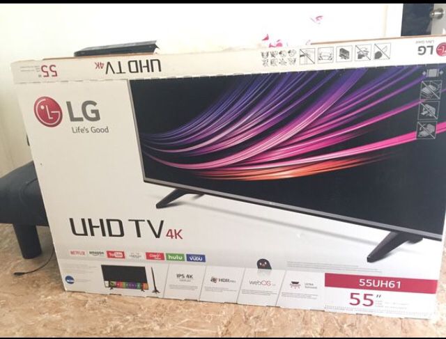 LG— 55”— UHD —4K TV