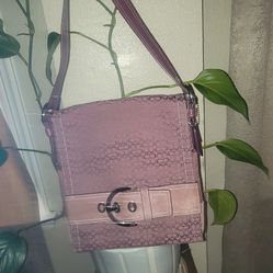 Vintage Coach Soho Signature Flap Buckle Shoulder Bag Crossbody Bag Set