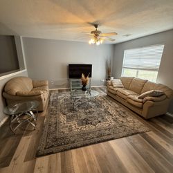 Sofa and love seat set