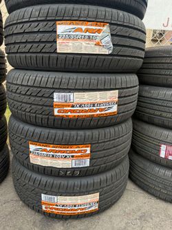 235/55/19 Arroyo vendo un set de llantas nuevas con 50,000 millas de garantía ✅🤩I am selling a set of new tires with a 50,000 mile warranty ✅instalad