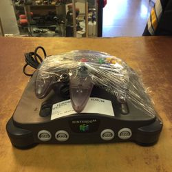 Nintendo 64 Console W/ Purple Controller 