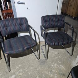 Chrome Size Groovy  Side Chairs