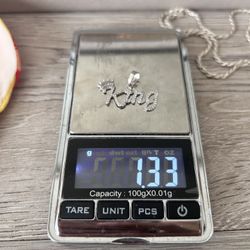 King Pendant Sterling