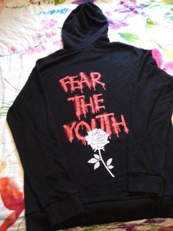 Fear The Youth Hoodie Large For $15