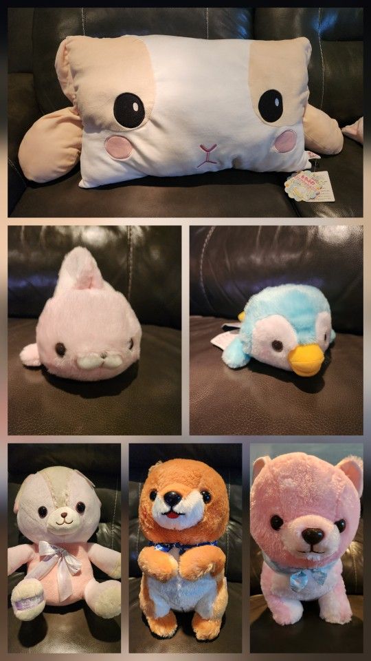 PLEASE SEE DESCRIPTION Pote Usa Rabbit Bunny Shiba Dog Plushy Toys