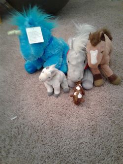 Horses stuffed animals