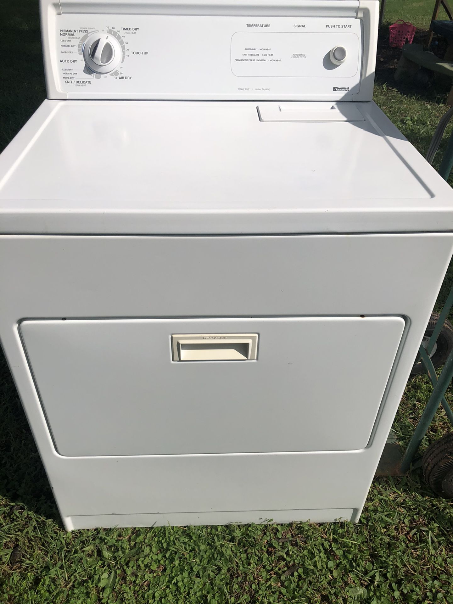 Kenmore dryer in perfect condition
