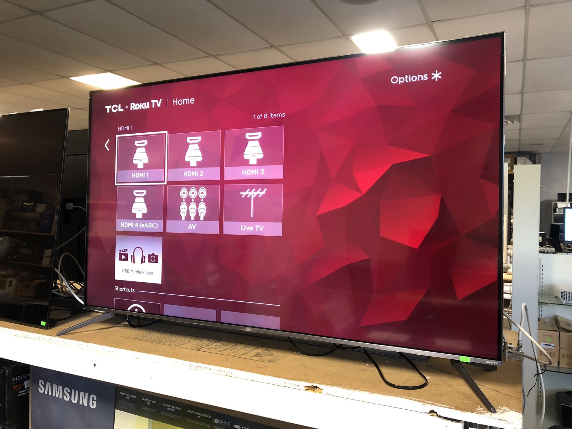 TCL 55” Roku 4K QLED TV