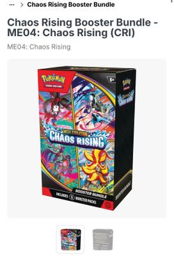 Chaos Rising Booster Bundle ME04 Pokemon TCG SEALED PKC