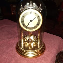 Linden Glass Domed Clock