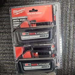 M18 REDLITHIUM HIGH OUTPUT XC6.0 Battery Pack (2 Pk)