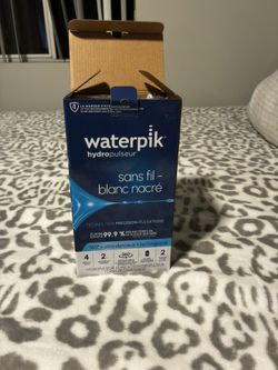 Waterpik Cordless Pearl Rechargeable Portable Water Flosser for Teeth