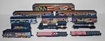 Hawthorne Village Police Commemorative Train Set