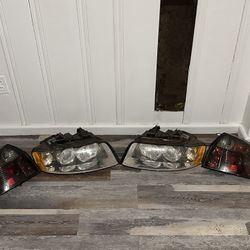 Good Condition Audi A4 Headlights And Taillights 