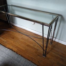 Mid  Century Hallway Console Table