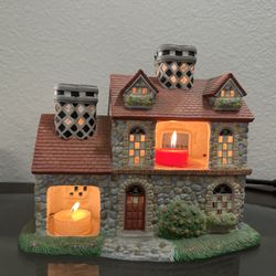 Cottage House Tealight candle Holder
