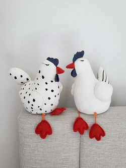 Target Bullseye's Playground Fabric Chicken Decor Dot Ivory "YOU CHOOSE" NEW '20