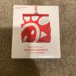 Chick Fil A Christmas Ornament 