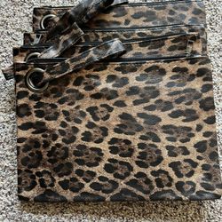 Leopard Print Oversized Clutch 