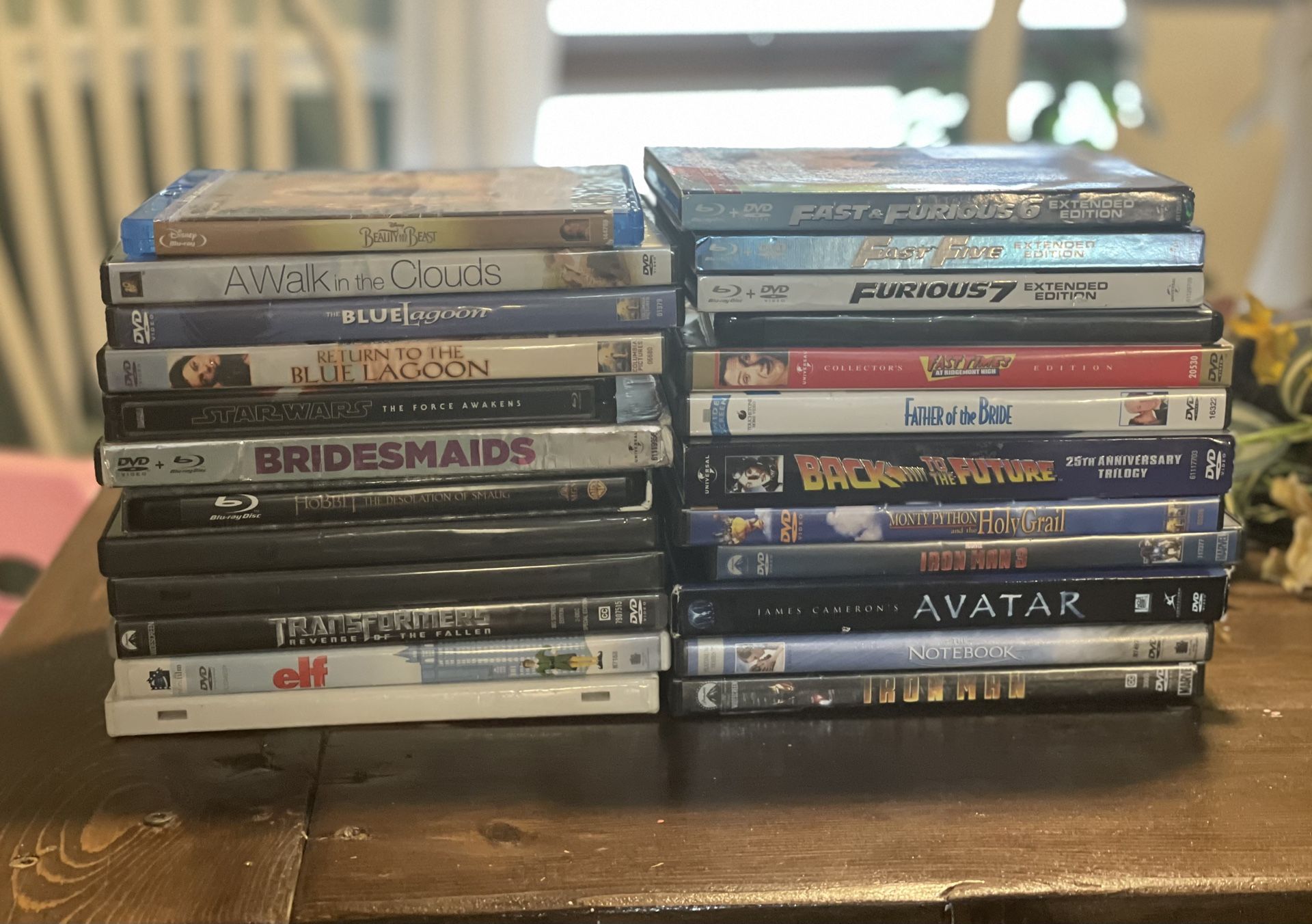 DVDs And Blu Ray Movies