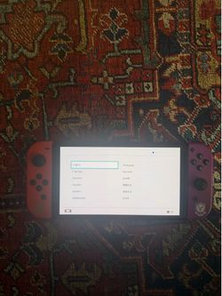 Nintendo Switch Oled Scarlet and Violet