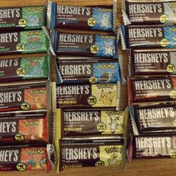 Pokemon Special Edition Hershey’s Snack Size Bars - All 18 Designs!!!
