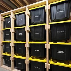 Custom Container Shelves