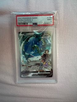 Pokemon slab psa 9 rayquaza v alt art evolving skies 194