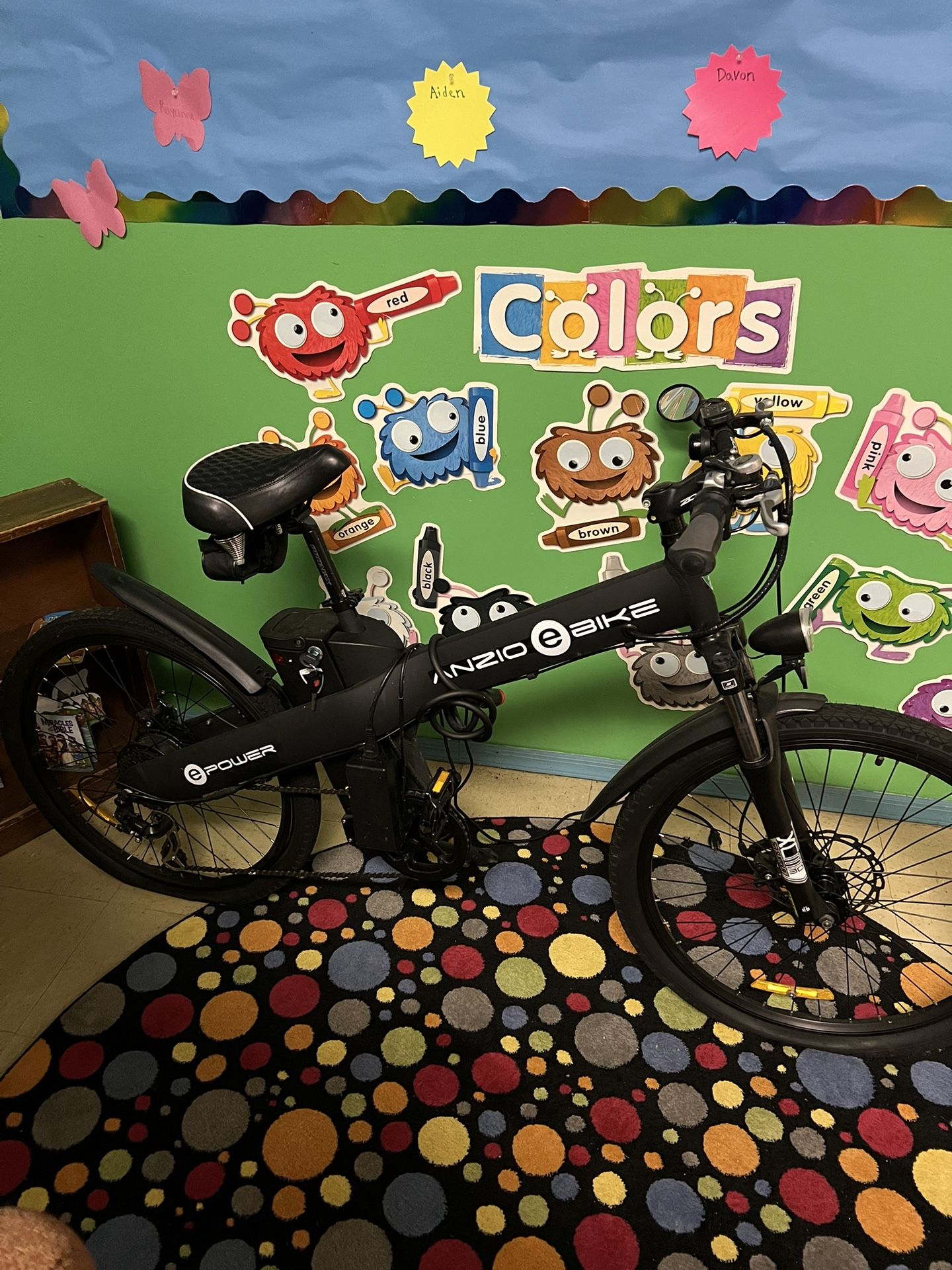 Anzio Electric Bike Black