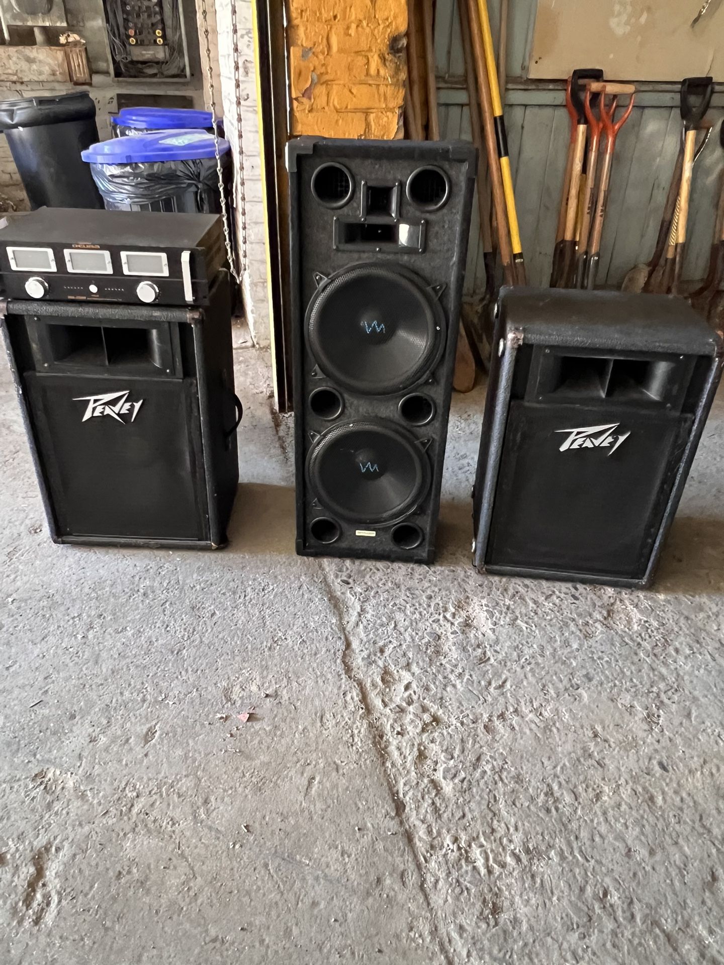 2 PEAVEY Speakers & 1 SHAKER Speaker