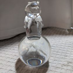 Rare Find , Steuben Bear On Glass Globe, Signed