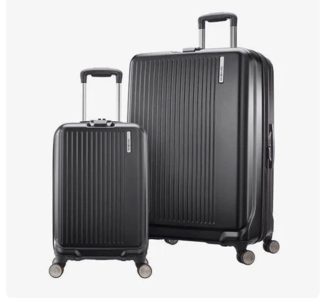 Samsonite Amplitude Hardside 2 Piece Luggage Set BLACK for Sale in