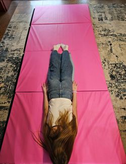 Pink Folding Gymnastics Tumbling Mat