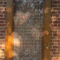 Mahogany Glass Door 