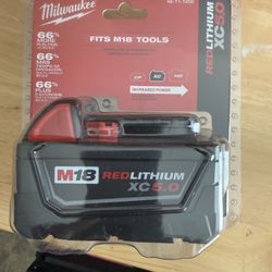 M18 18-Volt 5.0 Ah Lithium-Ion XC Extended Capacity Battery Pack